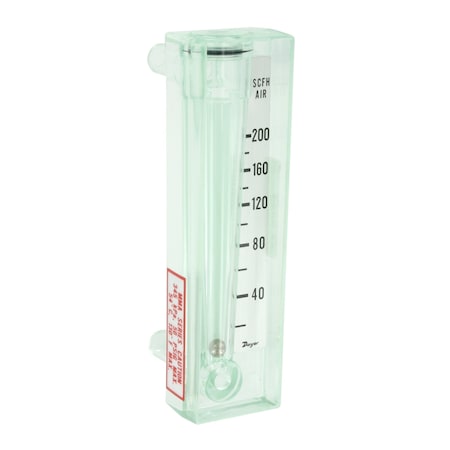 Dwyer Instruments Molded plastic manometer, range 0-60 mm w.c., blue fluid, 1.91 sp. gr. MARK II 41-60MM